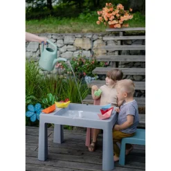 Teggi Turquoise/Navy/Grey Multifun 3-in-1 Tafel met Twee Stoeltjes| Clearance