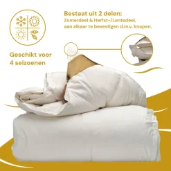 Ten Cate 100% Ganzendonzen 4-Seizoenen Dekbed< Slapen