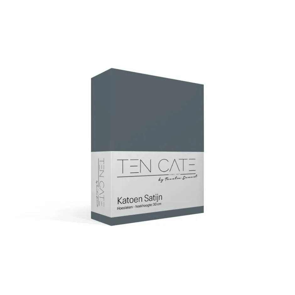 100% Katoensatijnen Hoeslaken|Ten Cate New