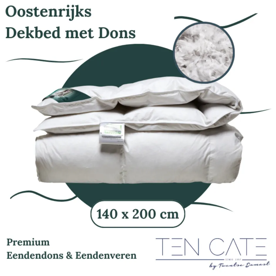 Ten Cate Oostenrijks Dekbed met dons< Slapen