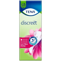 Tena Lady Discreet Ultra Mini Inlegkruisjes< Incontinentie
