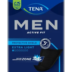 Tena Men Active Fit Extra Light Protective Shield< Incontinentie