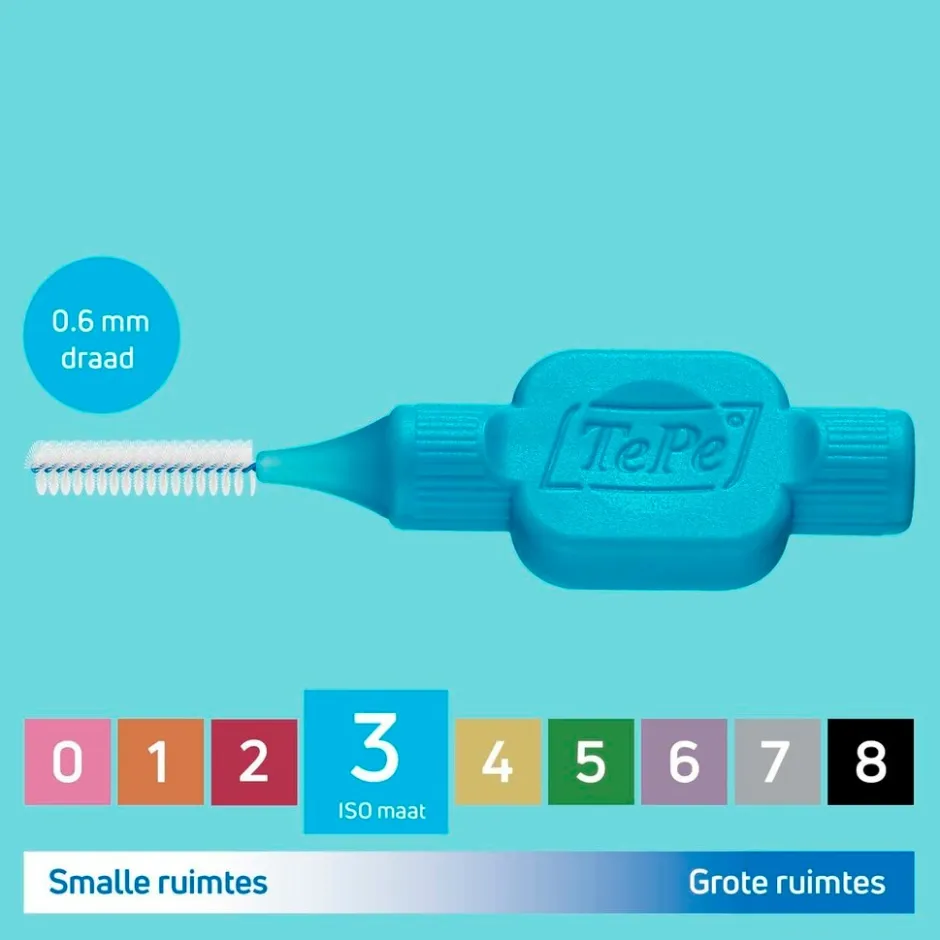 TePe 0,6mm Interdentale Ragers< Tandenragers