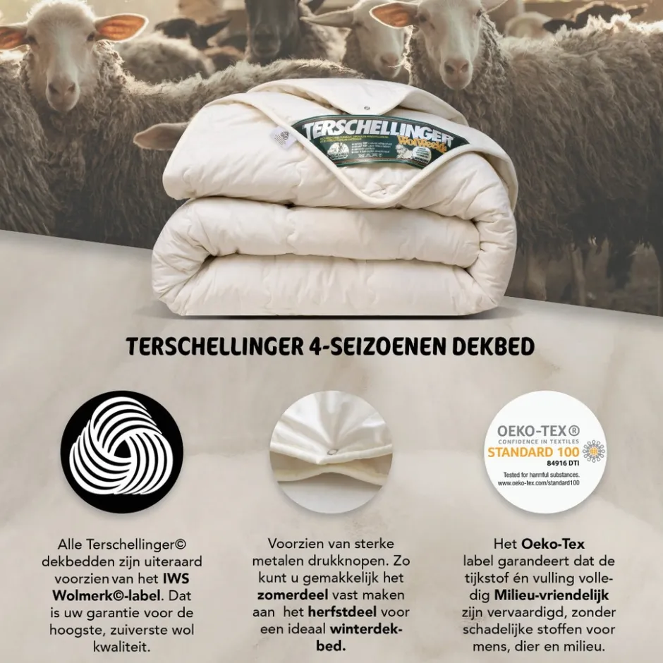 Terschellinger Wolweelde 4-seizoenendekbed|