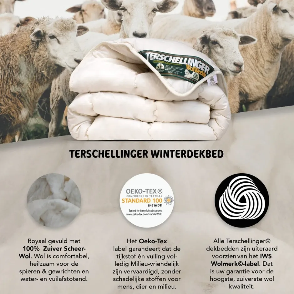 Terschellinger Wolweelde Winterdekbed< Slapen
