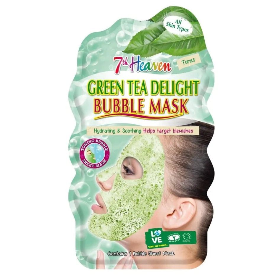 7th Heaven Bubble Tea Oxygen Sheet Masker< Gezichtsmaskers