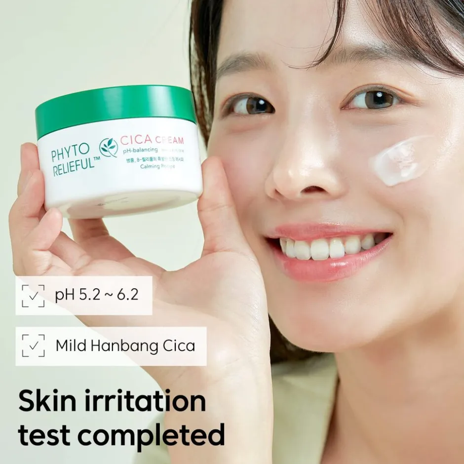 THANK YOU FARMER Phyto Relieful™ Cica Cream< Korean Skincare|Dagcreme