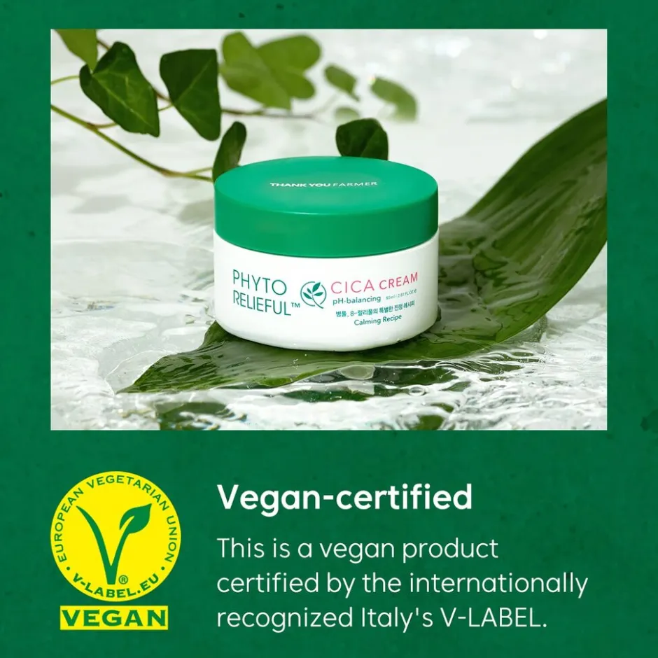 THANK YOU FARMER Phyto Relieful™ Cica Cream< Korean Skincare|Dagcreme