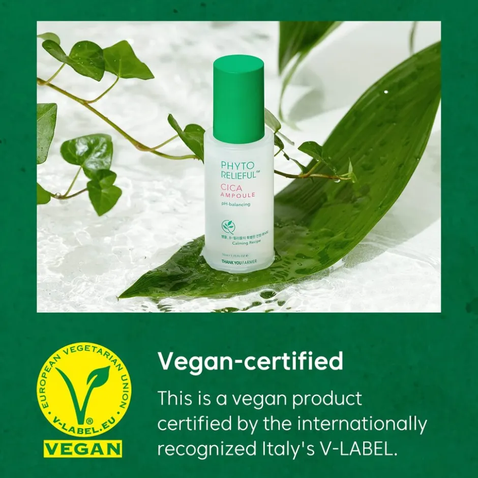 THANK YOU FARMER Phyto Relieful™ Cica Ampoule< Korean Skincare|Ampoules