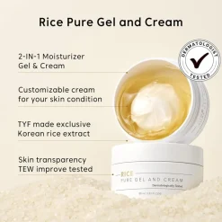 Rice Pure Gel and Cream|THANK YOU FARMER Hot