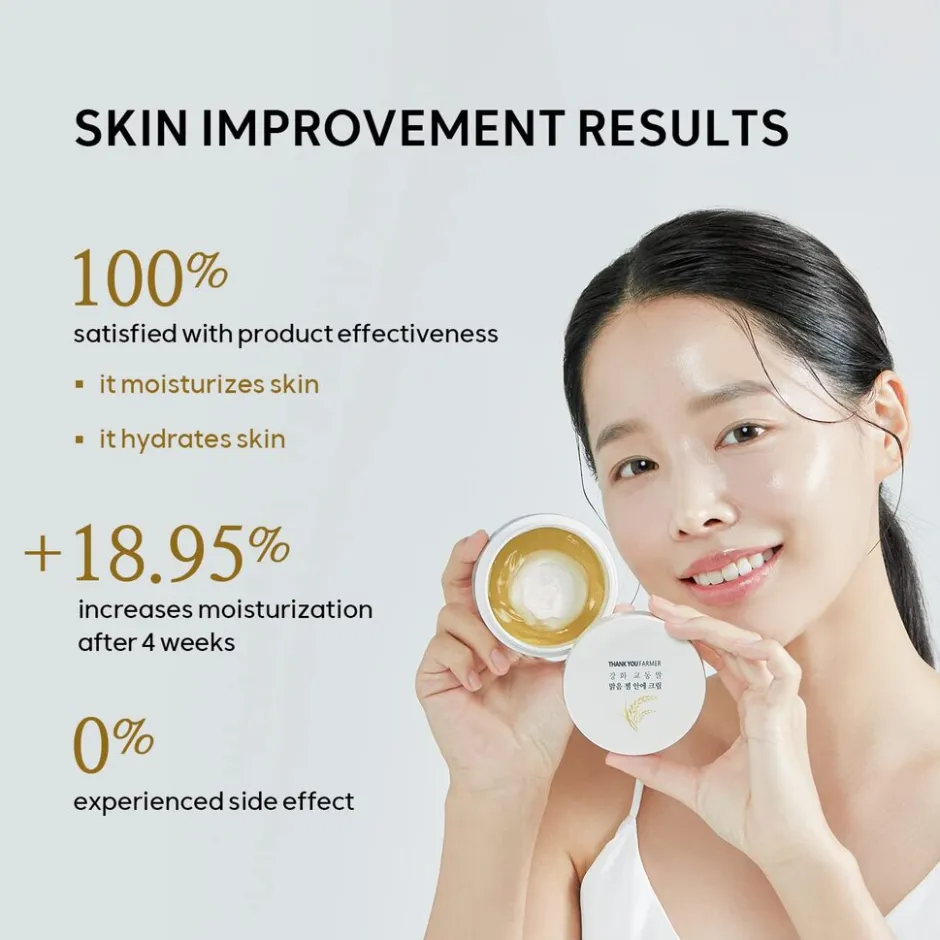 Rice Pure Gel and Cream|THANK YOU FARMER Hot
