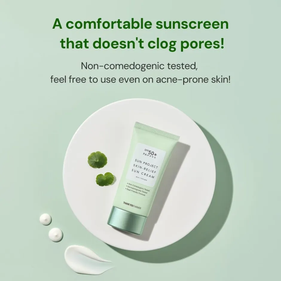 THANK YOU FARMER Sun Project Skin Relief Sun Cream< Zonnebrand