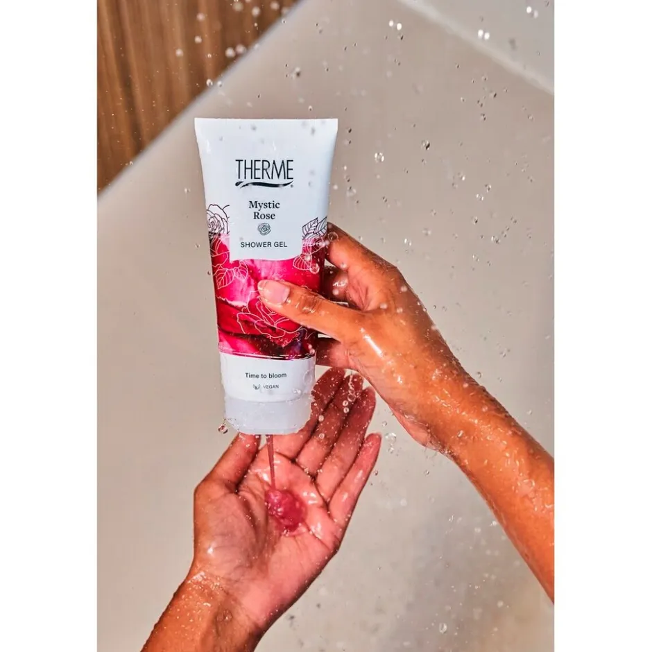 Mystic Rose Shower Satin Shower Gel|Therme Clearance
