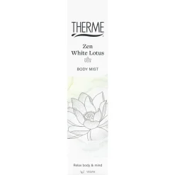 Zen White Lotus Energizing Body Mist|Therme