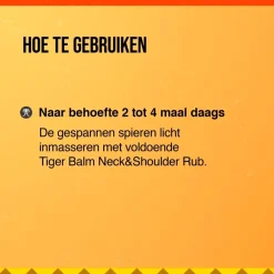 Tiger Balm Neck & Shoulder Rub< Spieren En Gewrichten