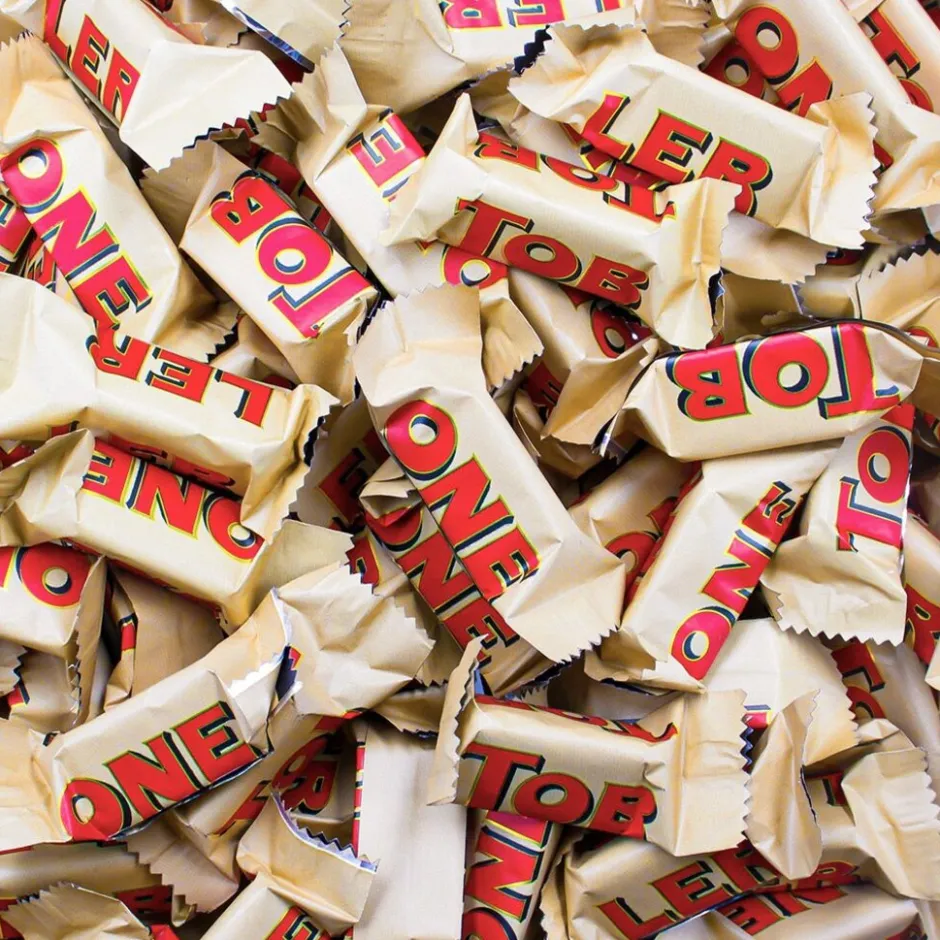 Mini "Vrolijk Kerstfeest" melkchocolade met nougat, amandel en honing|Toblerone Clearance