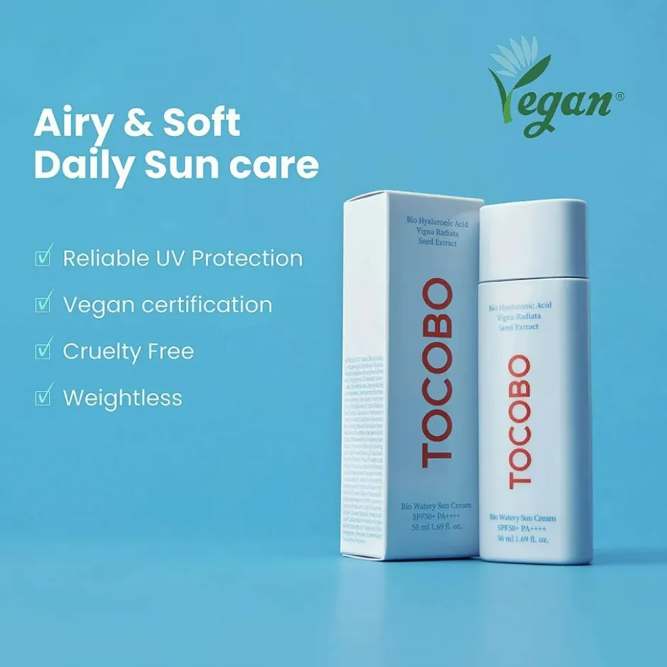 TOCOBO Bio Watery Sun Cream SPF50+ PA++++< Zonnebrand|Korean Skincare