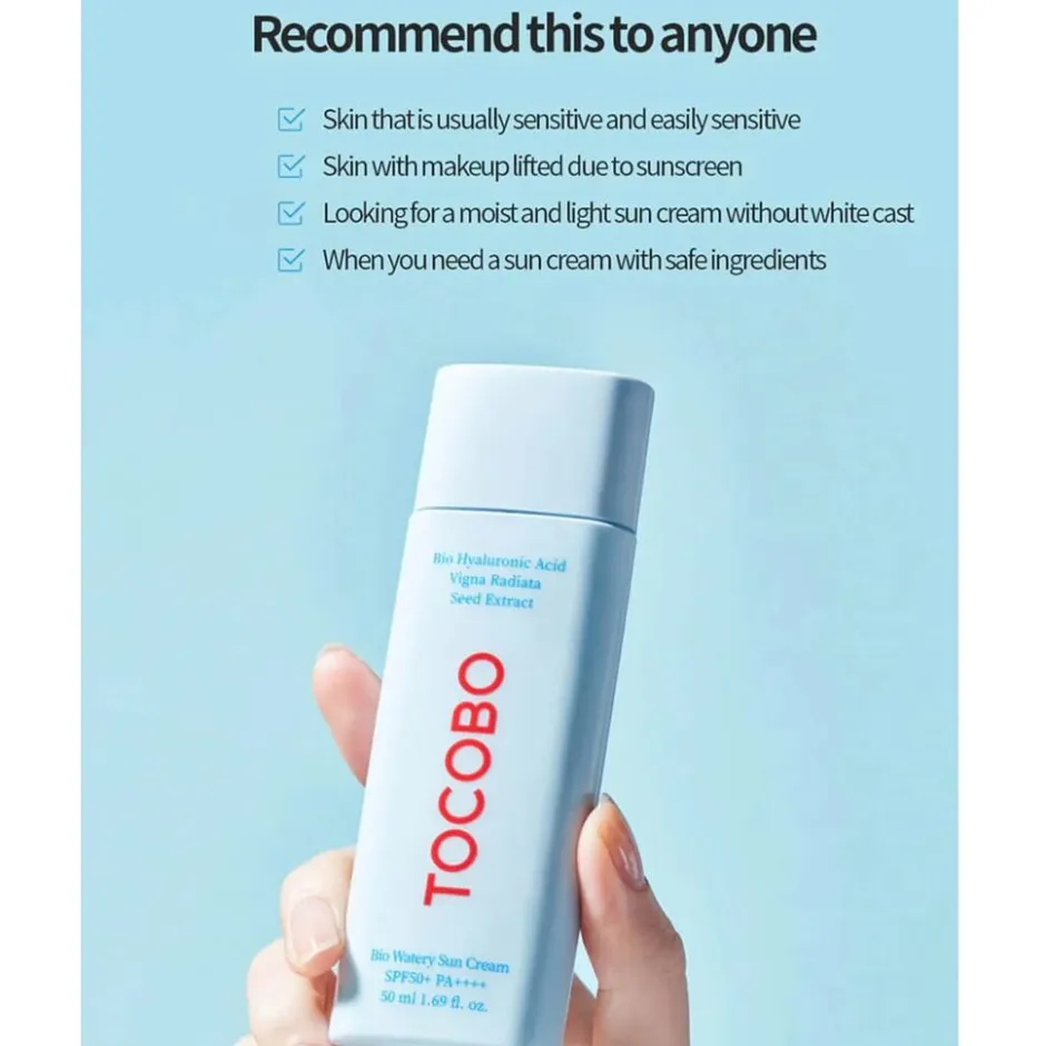 TOCOBO Bio Watery Sun Cream SPF50+ PA++++< Zonnebrand|Korean Skincare