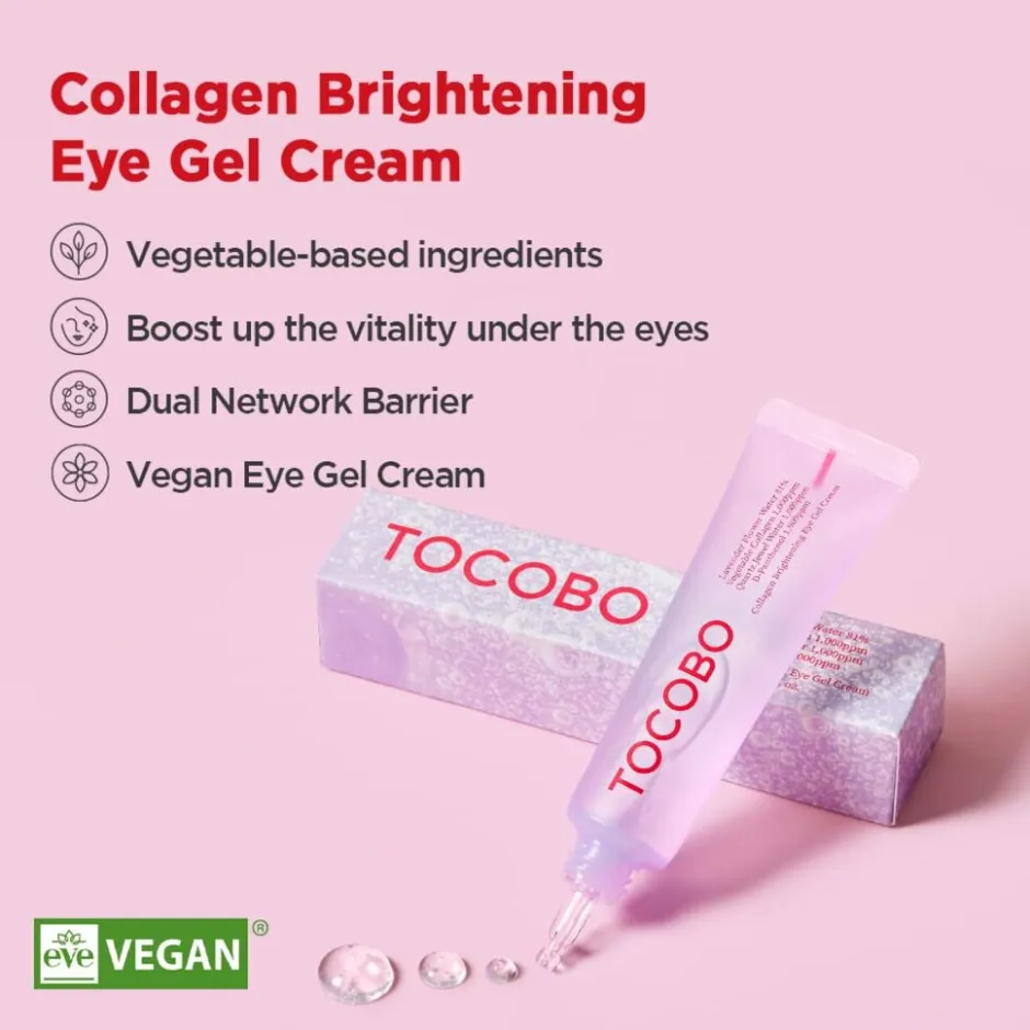 Collagen Brightening Eye Gel Cream|TOCOBO Best