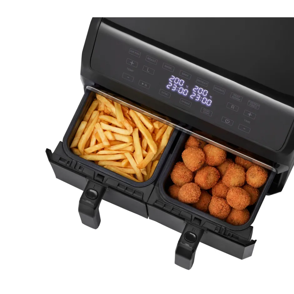 Tomado TAF8001B Dubbele airfryer< Frituurpannen En Airfryers