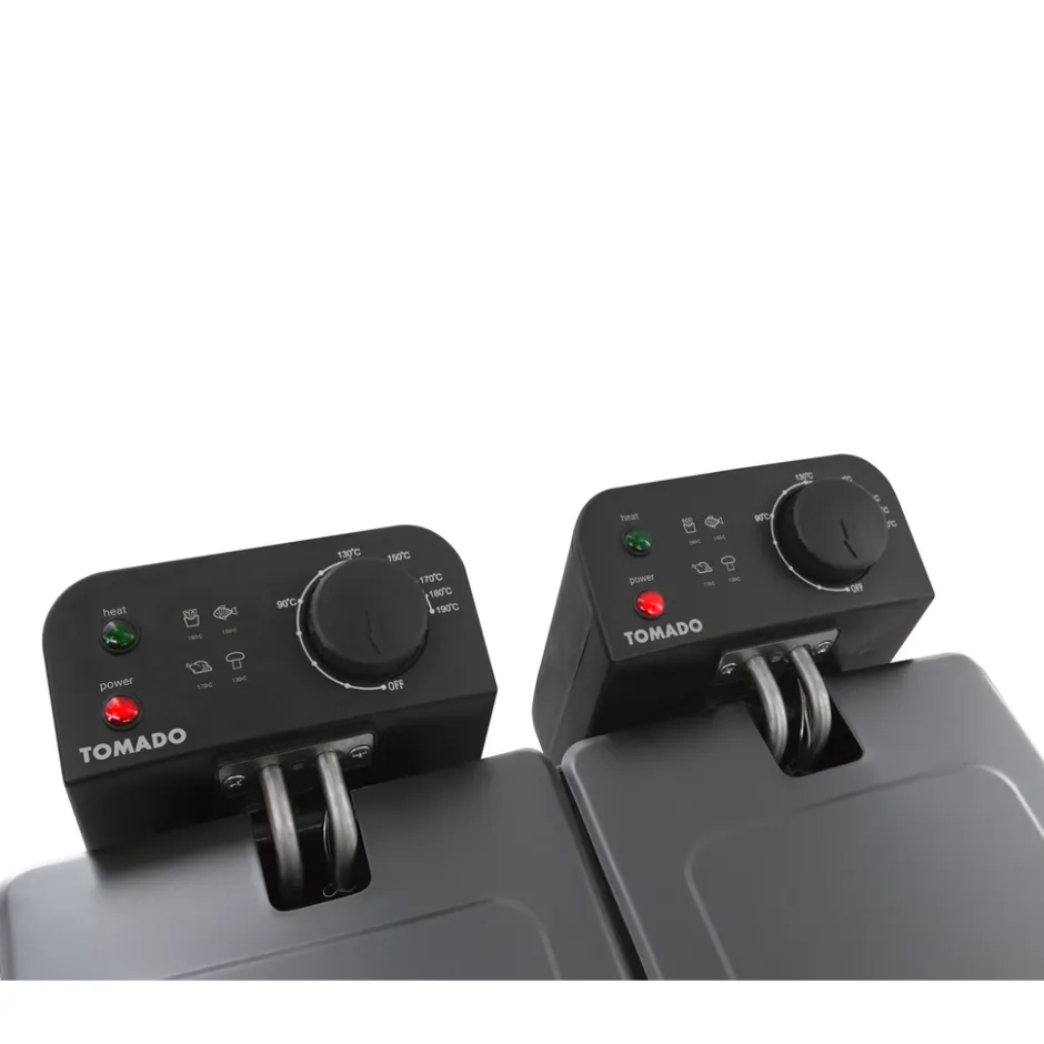 TDF6001B Dubbele frituurpan|Tomado Online