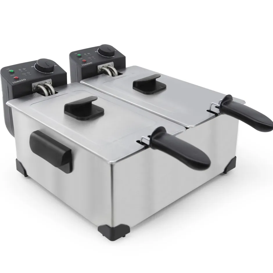 Tomado TDF6001S Dubbele frituurpan< Frituurpannen En Airfryers