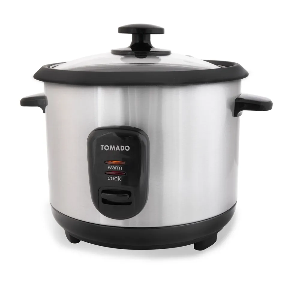 TRC1001S Rijstkoker RVS design|Tomado New