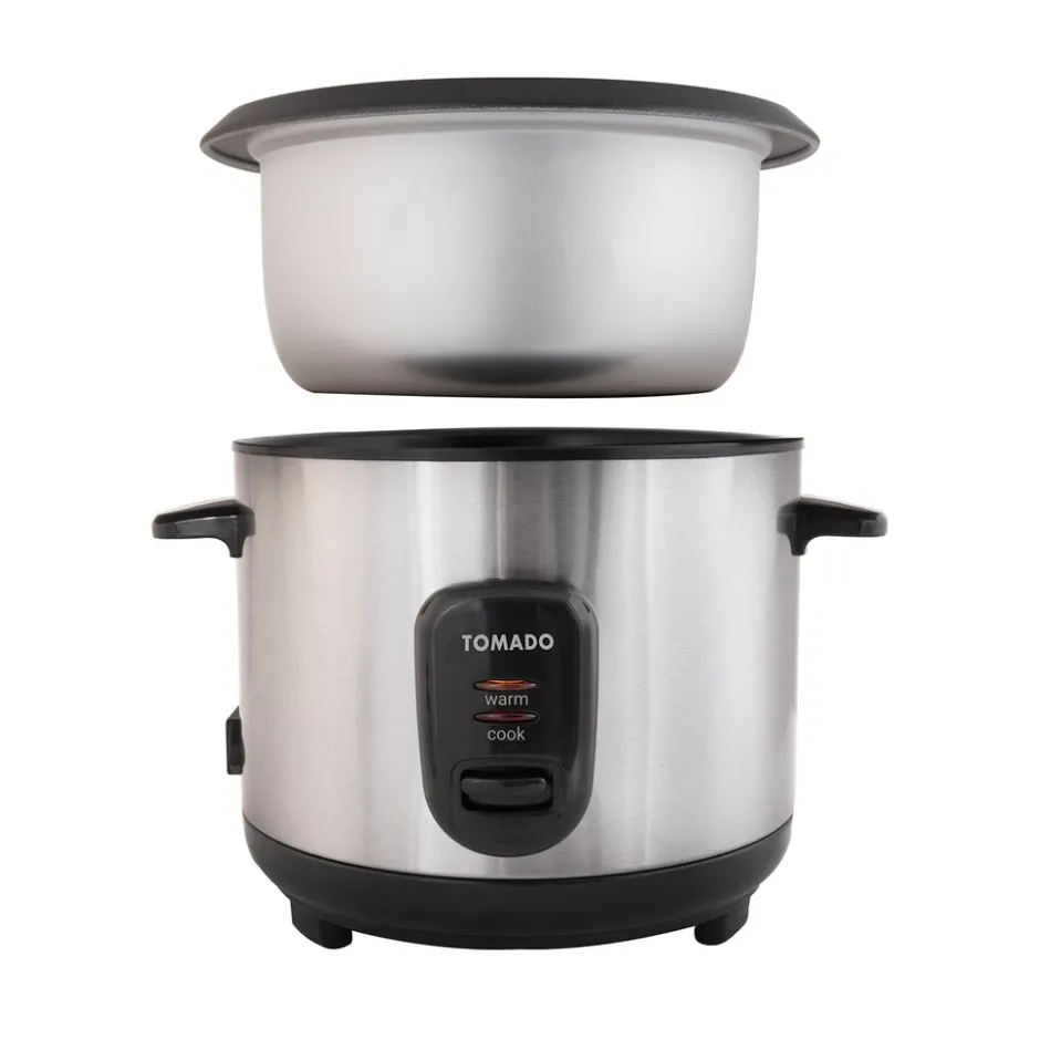TRC1001S Rijstkoker RVS design|Tomado New