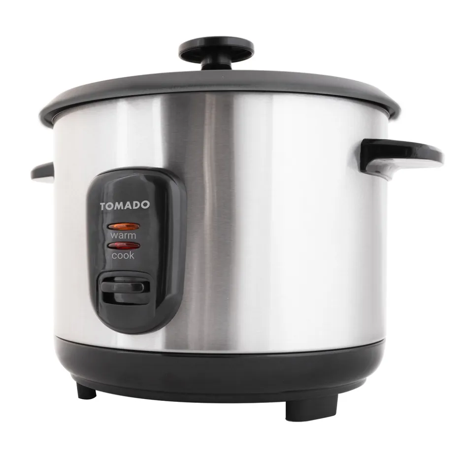 TRC1001S Rijstkoker RVS design|Tomado New