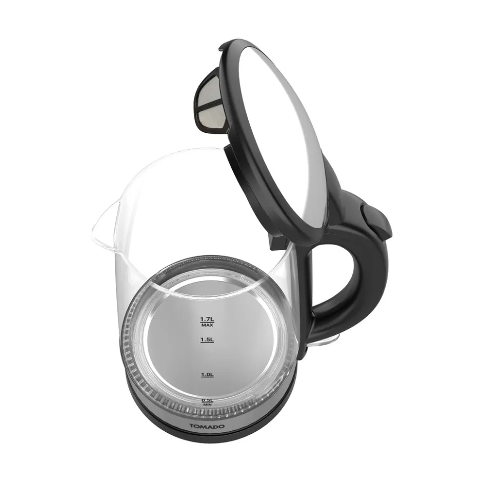 TWK1706G 1,7 liter Glazen waterkoker|Tomado