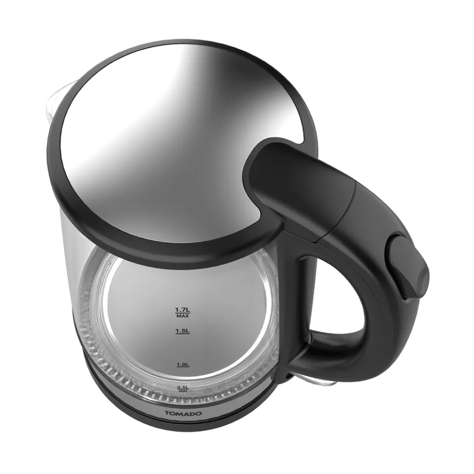 TWK1706G 1,7 liter Glazen waterkoker|Tomado