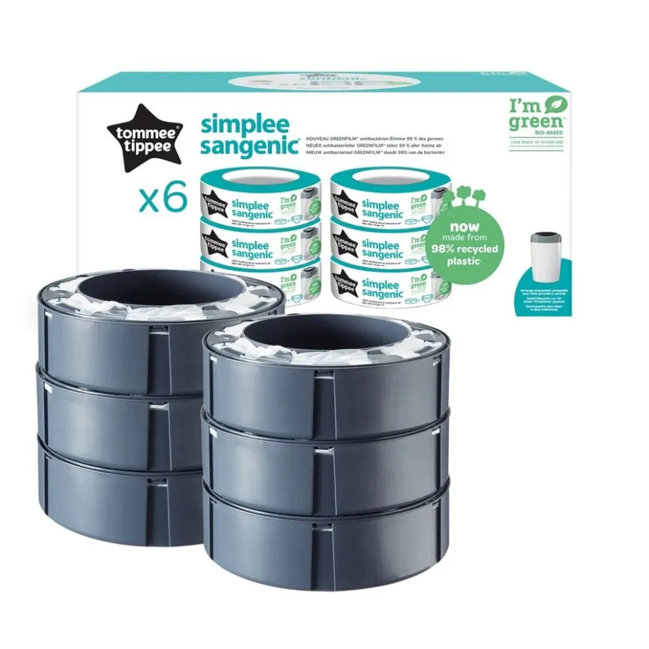 Simplee Sangenic Luieremmer Cassettes|Tommee Tippee New