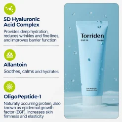 TORRIDEN DIVE IN Low Molecular Hyaluronic Acid Cream< Korean Skincare|Dagcreme