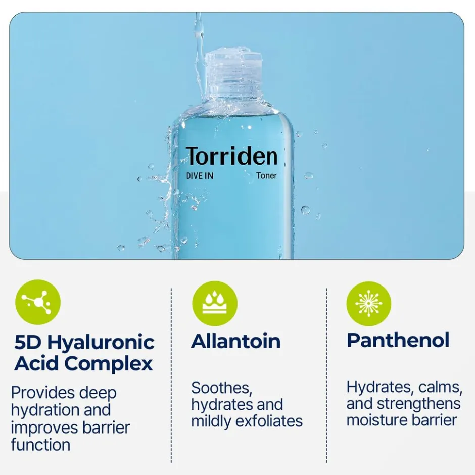 DIVE-IN Low Molecular Hyaluronic Acid Toner|TORRIDEN Online