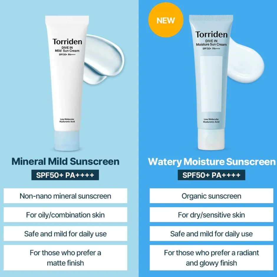 TORRIDEN DIVE-IN Watery Moisture Sun Cream< Zonnebrand|Korean Skincare
