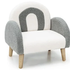 Trendmix Kinder Fauteuil Teddy Stof Regenboog Lounge Stoel< Kinderkameraccessoires