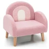 Trendmix Kinder Fauteuil Teddy Stof Regenboog Lounge Stoel< Kinderkameraccessoires