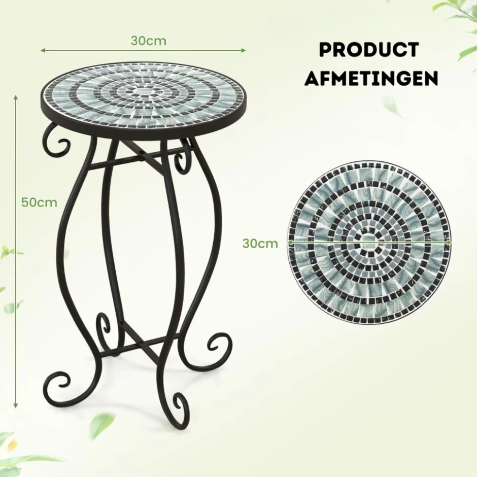 Trendmix Mozaïek Bijzettafel Keramiek voor Binnen en Buiten| Sale