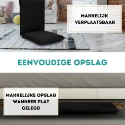Trendmix Vloerstoel Meditatiestoel Met 6-Traps Verstelbare Rugleuning| Sale