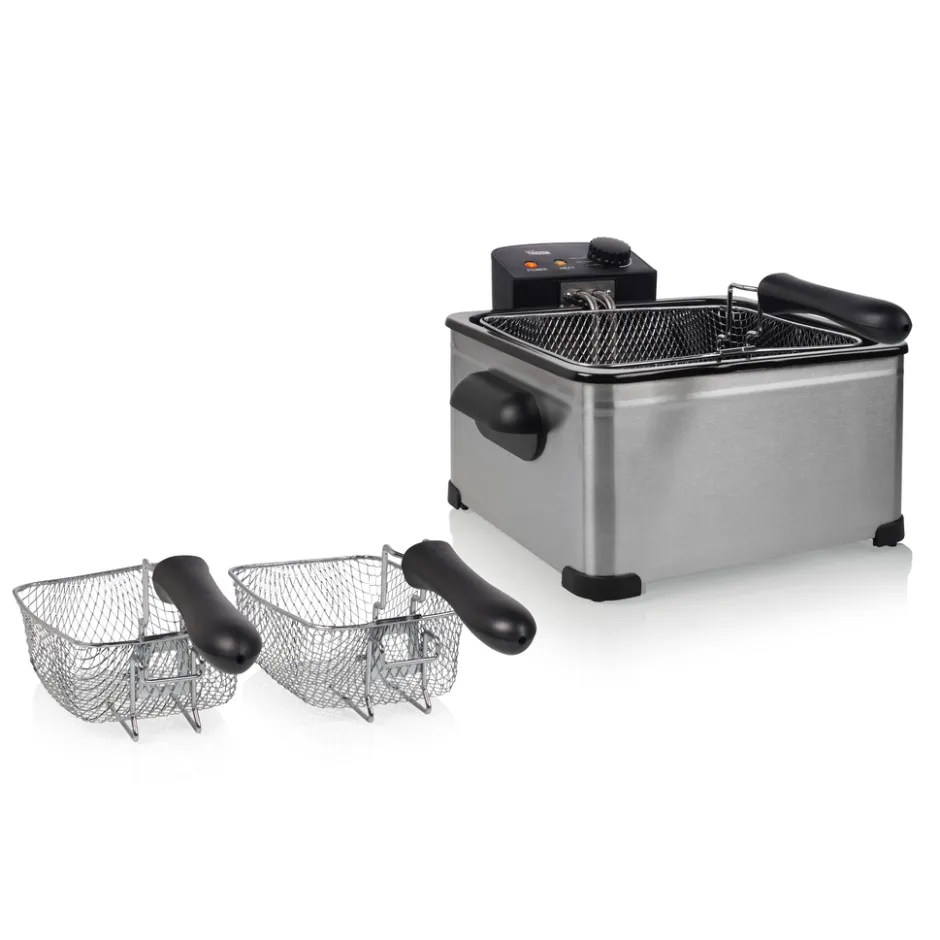 FR-6949 Friteuse met 1 Grote en 2 Kleine Friteusemande|Tristar Best