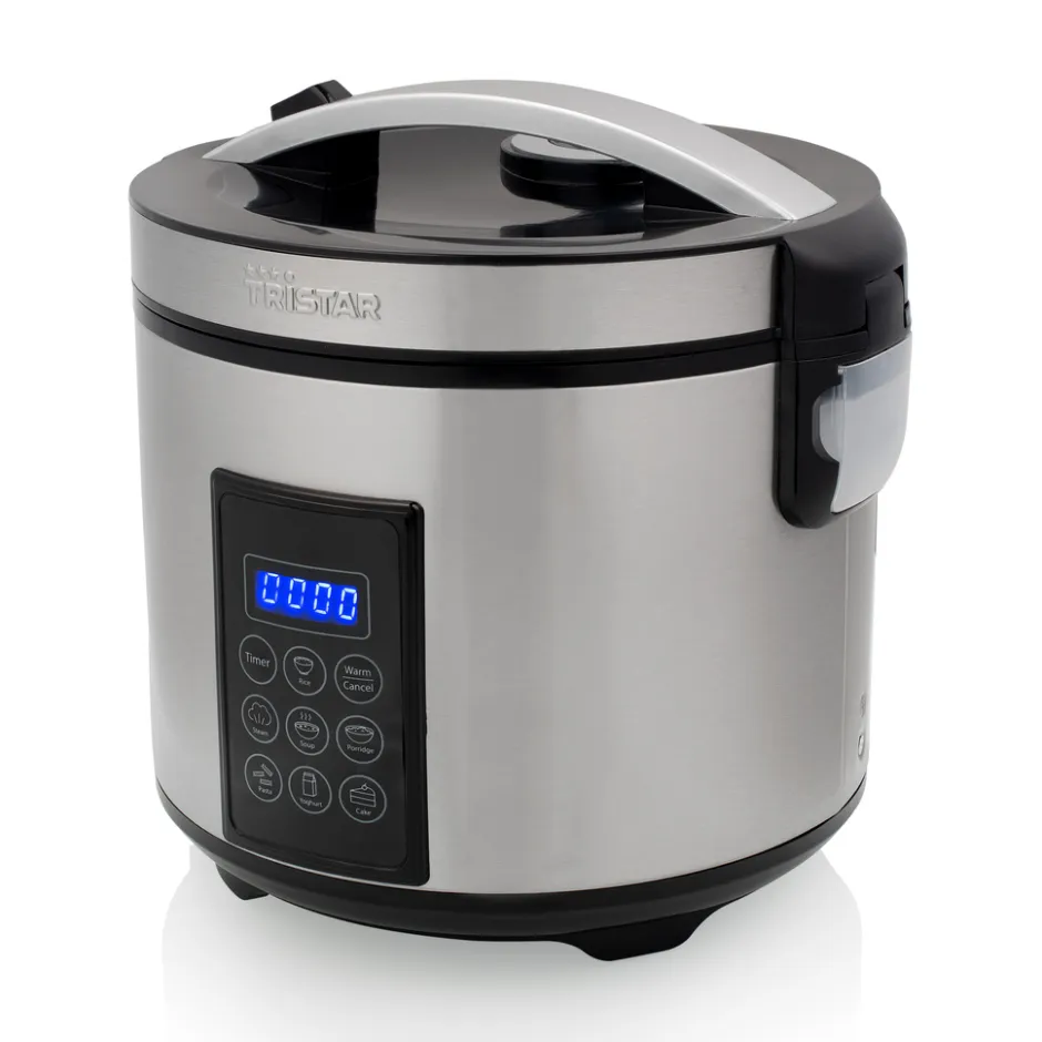 Tristar RK-6138 Digitale Rijst- en Stoomkoker 2.2 L Capaciteit< Rijst En Slowcookers