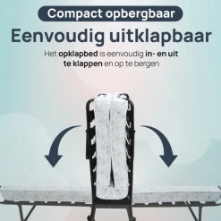 Opklapbed Morena Inclusief Hoofdkussen|Troonz Clearance
