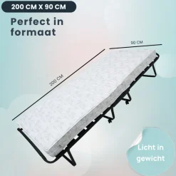 Opklapbed Morena Inclusief Hoofdkussen|Troonz Clearance