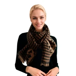 Truespirit True Spirit Geruite Sjaal< Winteraccessoires