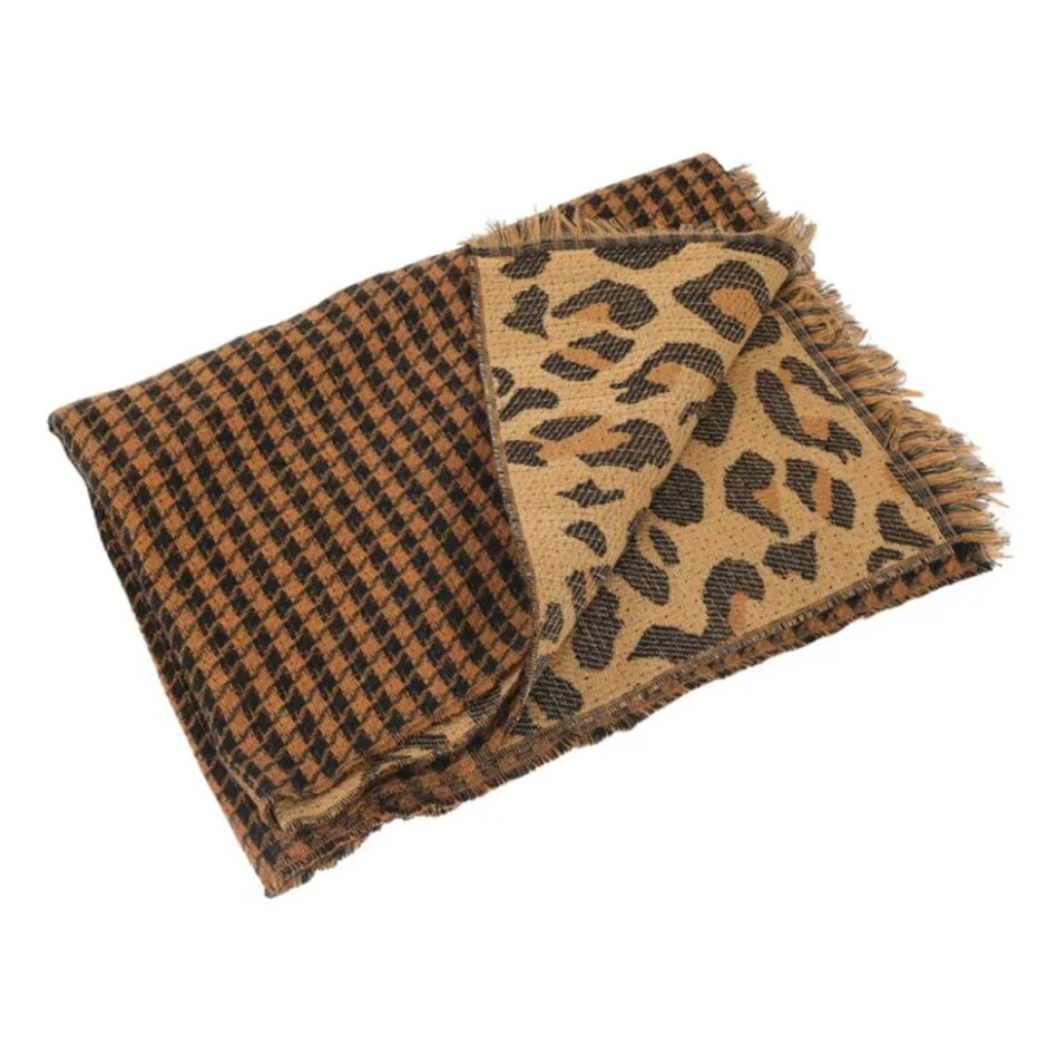 Truespirit True Spirit Geruite Sjaal< Winteraccessoires