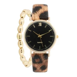 Truespirit True Spirit Horlogeset met Panterprint< Horloges