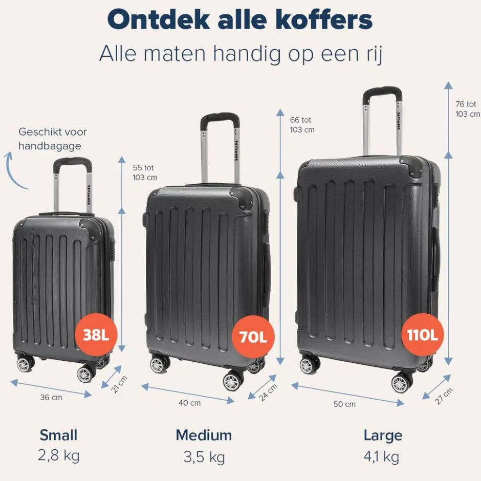 Handbagage Koffer|TRVLMORE Outlet