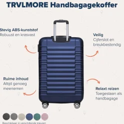 TRVLMORE Handbagage Koffer< Buiten En Vrije Tijd