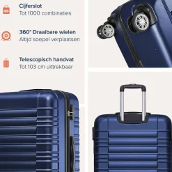 TRVLMORE Handbagage Koffer< Buiten En Vrije Tijd