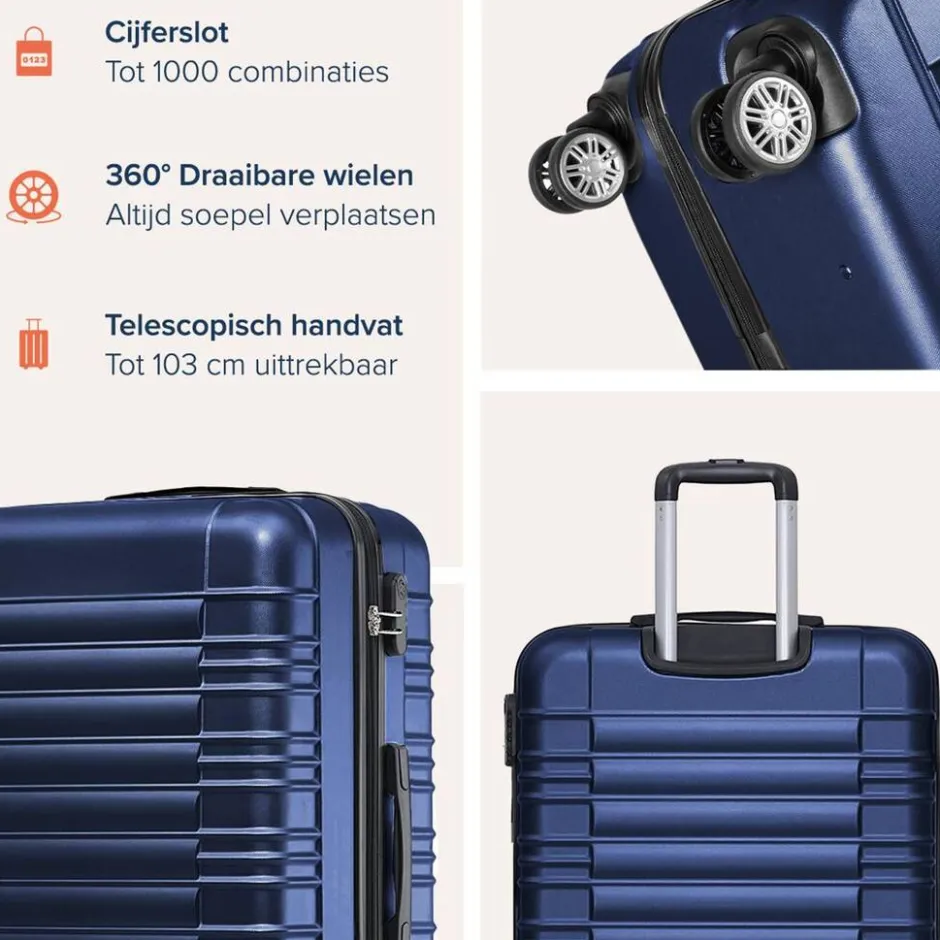 TRVLMORE Handbagage Koffer< Buiten En Vrije Tijd